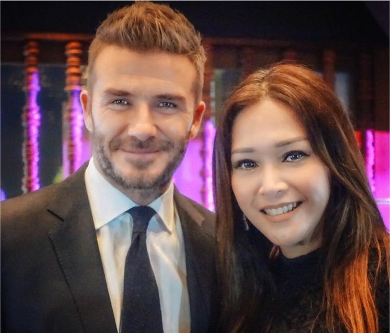  Maia Estianty Foto Bareng David Beckham, Bikin Netizen Iri